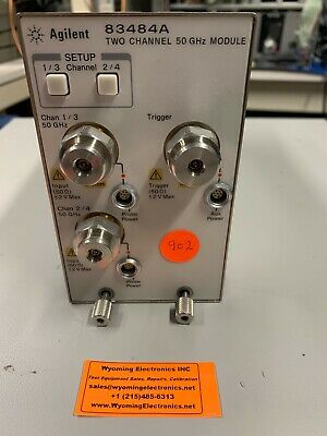 Agilent  83484A dual 50GHz Electrical Plug In for 86100A TESTED
