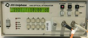 JDSU HA9 Optical Attenuator 700-1750nm multimode (50/125um) **CALIBRATED**