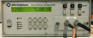 JDSU HA9 Optical Attenuator 700-1750nm multimode (62.5/125um) **CALIBRATED**