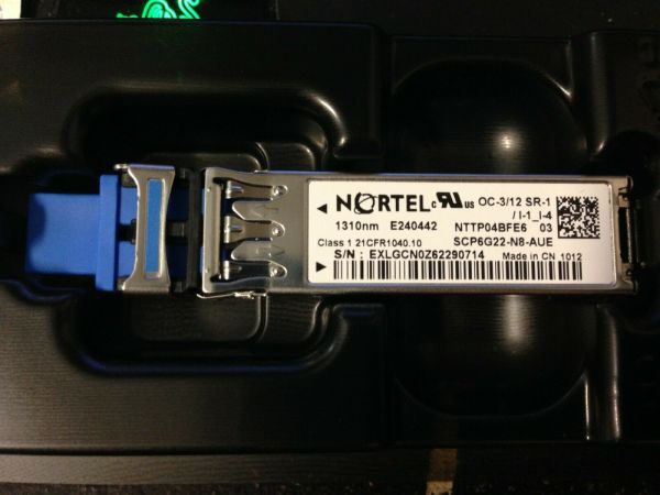 Nortel OC 3/12 SR-1/I1_I4  NTTP04BFE6 03   1310nm