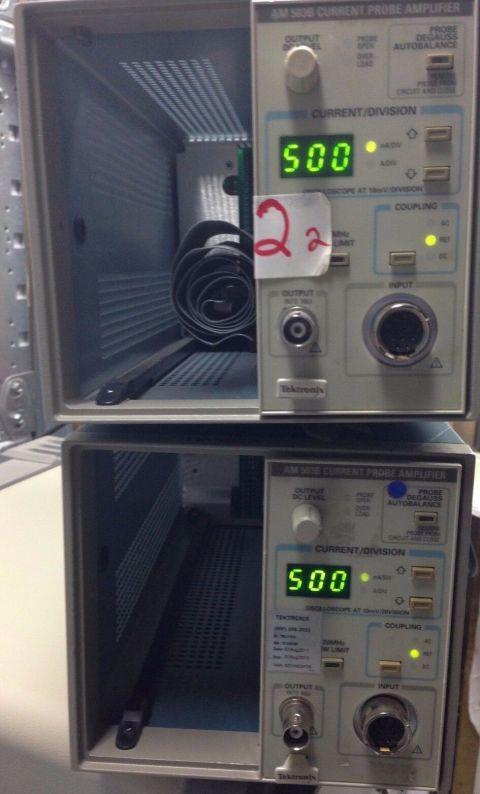 Tektronix TM502A Power Module AM 503B Current Probe Amplifier