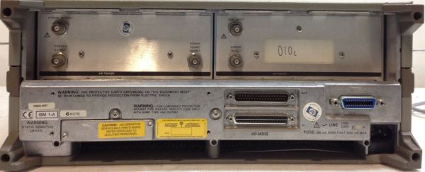 HP / Agilent 70001A W/ 70841B, 70842B Pattern Generator OPT H50