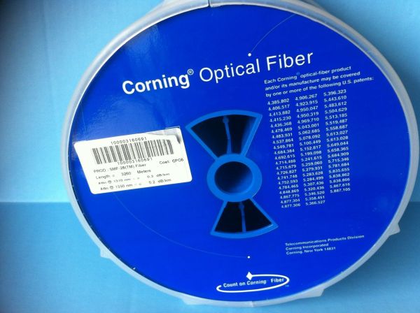 Corning Single Mode fiber SMF-28 Optical Bare Fiber 2260 M  / 2km