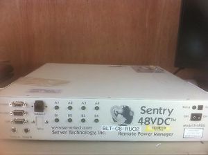 SERVER TECHNOLOGY R-4820-XL-8-TEL SENTRY 48VDC REMOTE POWER DISTRIBUTION MANAGER