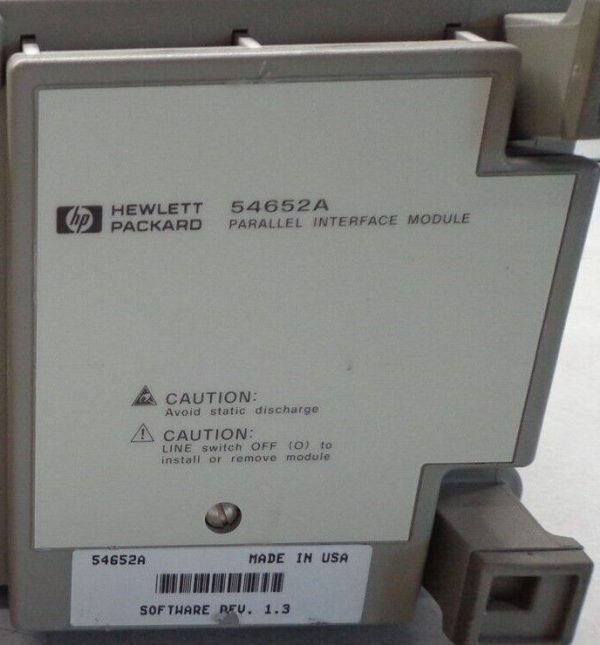 HP / Agilent 54652A Parallel I/O module for 54600 Series