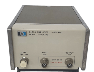 HP / Agilent 8447A Amplifier, 100 kHz to 400 MHz,20 dB at 10 MHz