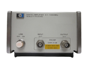 HP / Agilent 8447D Amplifier, 100 kHz to 1.3 GHz Gain: & gt; 25 dB