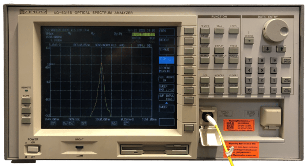 Ando AQ6315B 350-1750nm Optical Spectrum Analyzer
