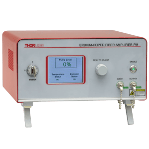 ThorLabs EDFA300P Erbium-Doped Fiber Amplifier, >24.5 dBm, Polarization Maintaining