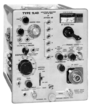 Tektronix 1L40 Spectrum Analyzer Plug-in