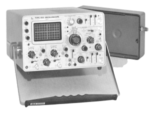 Tektronix Type 453 2-Channels 50 MHz Portable Oscilloscope