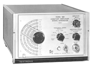 Tektronix Type 191 Constant Amplitude Signal Generator