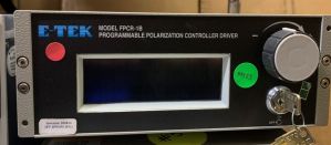 E-TEK FPCR-1B programmable polarization controller driver