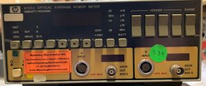 HP Hewlett Packard 8152A Optical Average Power MeterTested and Working